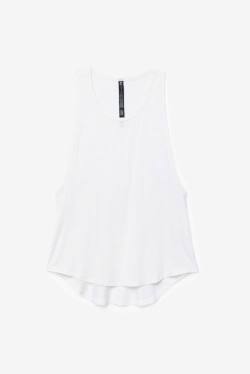 Camiseta Fila Fi-lux Long Tank Top Mujer Blancas | Fila375VP